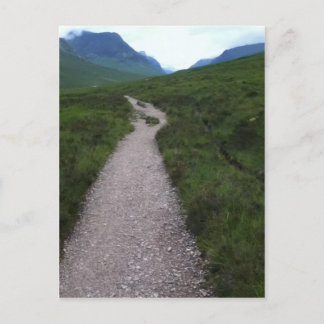 Carte Postale Écosse Highland Chemin vers Blue Yonder