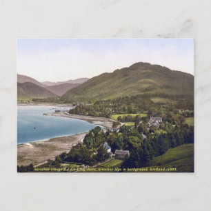 Carte Postale Écosse paysage c1895, Aarochar, Loch Long