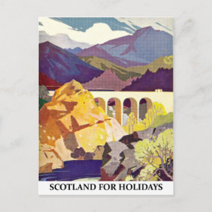 Carte Postale Ecosse pour les vacances