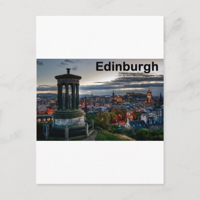 Carte Postale Ecosse skyline d'Édimbourg (St.K. (Devant)