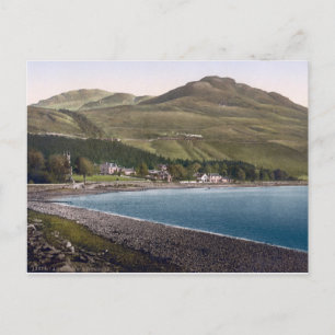 Carte Postale Ecosse vintage, littoral de l'Aiguille