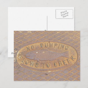 Carte postale - Écoulements vers le ruisseau