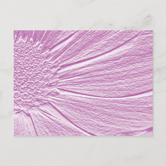 Carte Postale Écouter la marguerite en violet 2 (Devant)