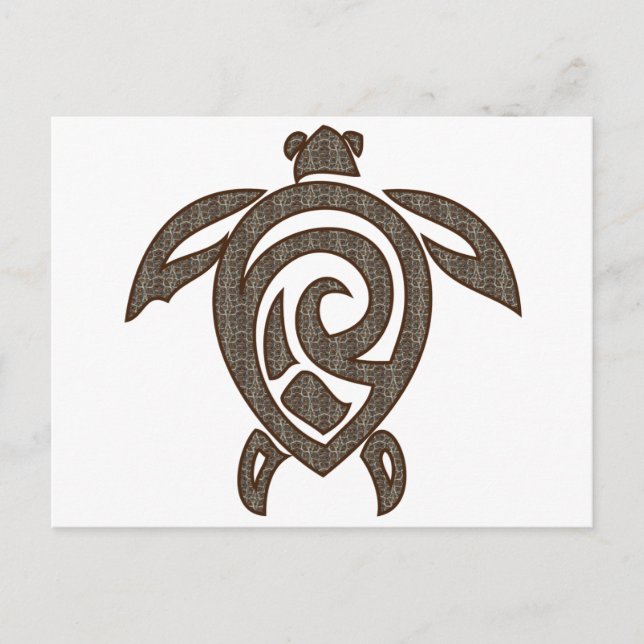 Carte Postale Écran en coquille de tortue (Devant)