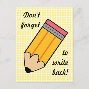 Carte Postale Écrire