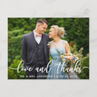 Écriture élégante Mariage Amour et Merci Mariée Ma