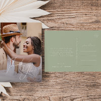 Écriture fantaisiste | Photo de mariage Merci Sage