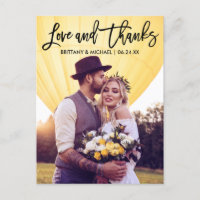 Écriture Moderne au Pinceau Mariage Amour Merci Co