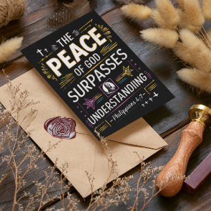 Carte Postale Écriture sainte ornée