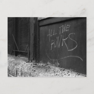 Carte Postale écriture sur le mur