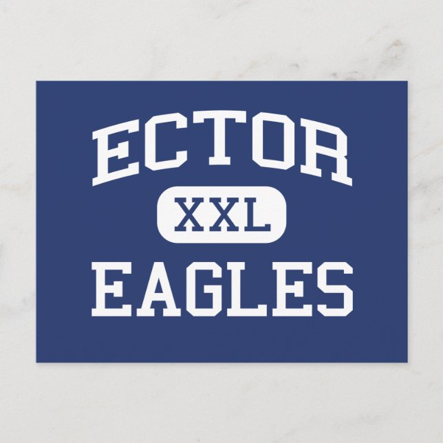 Carte Postale Ector - Eagles - Junior High School - Odessa Texas (Devant)