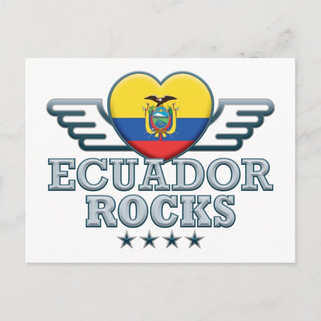 Carte Postale Ecuador Rocks v2 (Devant)