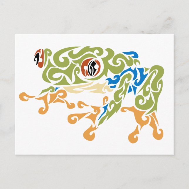 Carte Postale Écureuils de grenouilles (Devant)