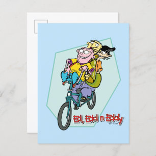 Carte Postale Ed, Edd, n Eddy on a Bike