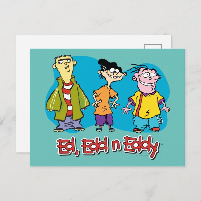 Carte Postale Ed, Edd, n Eddy Smiling (Devant / Derrière)