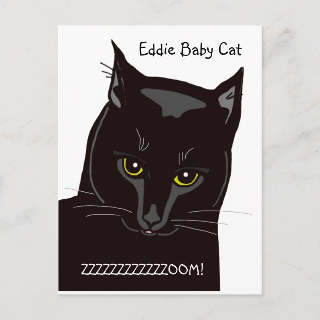 Carte postale Eddie Baby Cat (Devant)