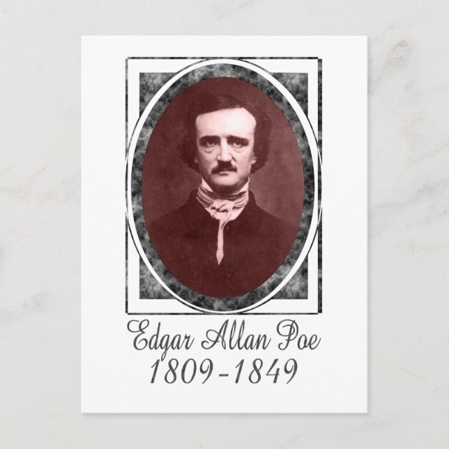 Carte Postale Edgar Allan Poe (Devant)