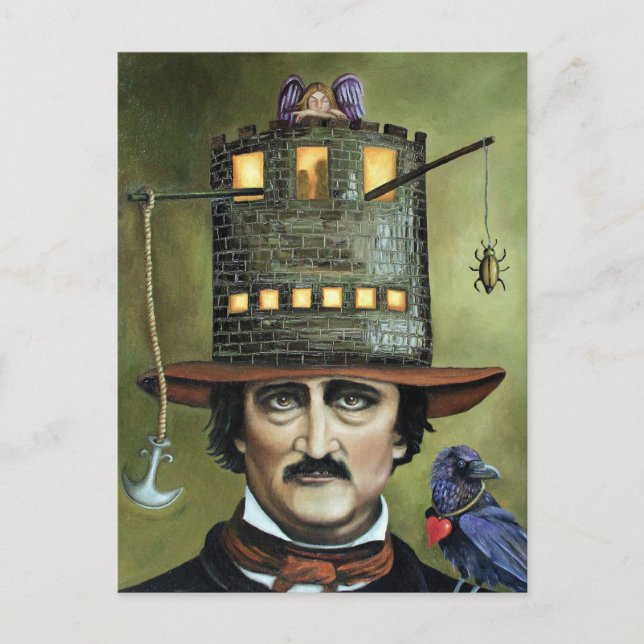 Carte Postale Edgar Allan Poe (Devant)