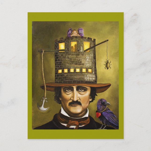 Carte Postale Edgar Allan Poe (Devant)