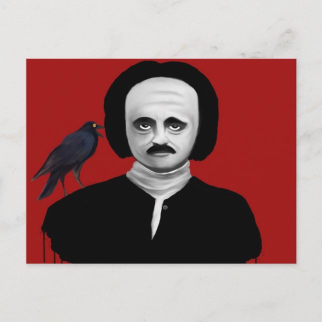 Carte Postale edgar allan poe (Devant)