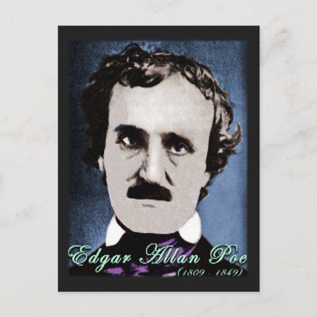 Carte Postale Edgar Allan Poe (Devant)