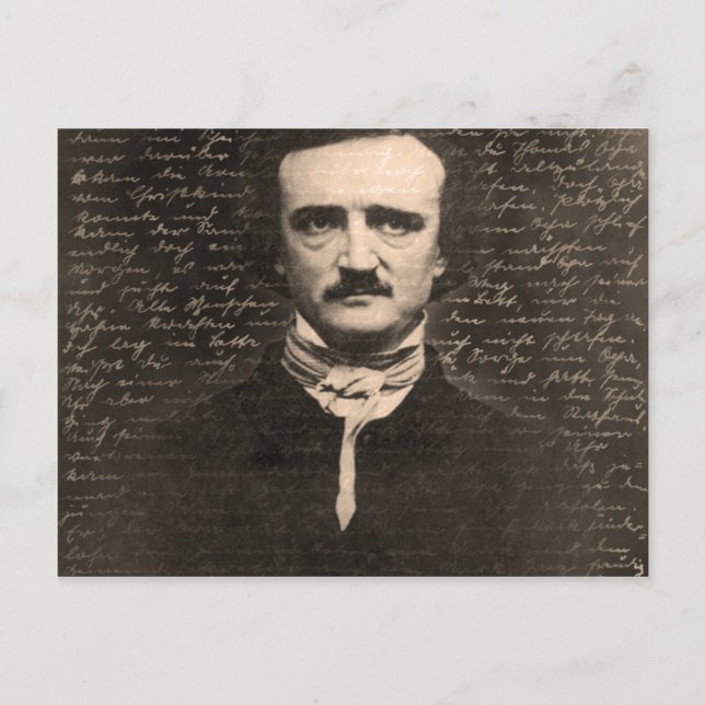 Carte Postale Edgar Allan Poe (Devant)