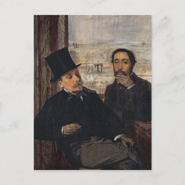 Carte Postale Edgar Degas | Autoportrait de l'Evariste de Valern (Devant)