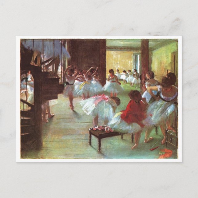 Carte Postale Edgar Degas - Ballet 1879-80 Chaussure Stair Dance (Devant)