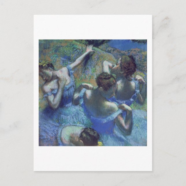 Carte Postale Edgar Degas | Blue Dancers, c.1899 (Devant)