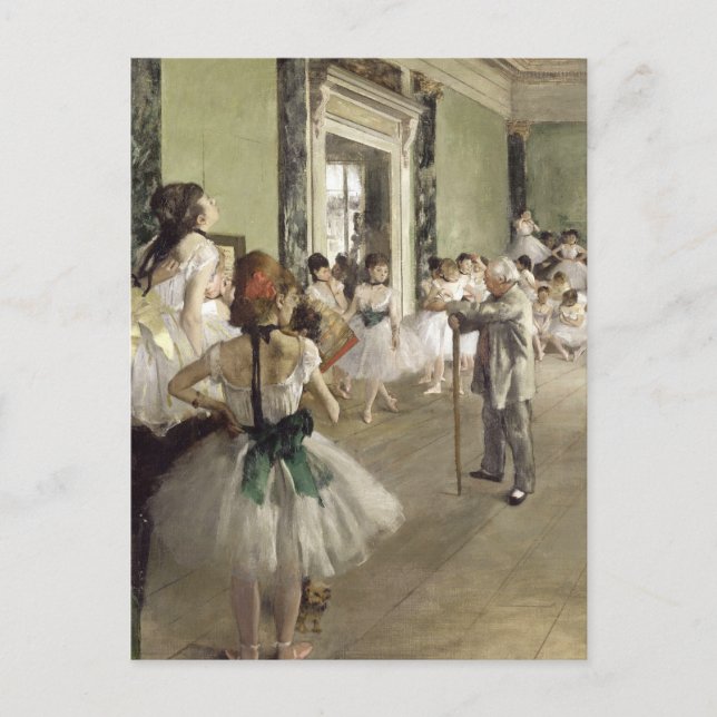 Carte Postale Edgar Degas | Classe Ballet (Devant)