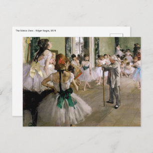 Carte Postale Edgar Degas - Classe Danse