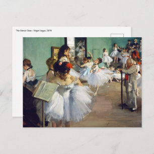 Carte Postale Edgar Degas - Classe Danse