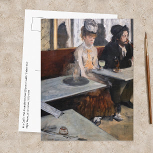 Carte Postale Edgar Degas - Dans un Café / L'Absinthe