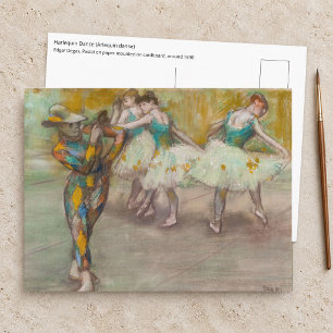 Carte Postale Edgar Degas - Danse de Harlequin