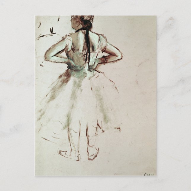 Carte Postale Edgar Degas | Danseur vu de l'arrière (Devant)