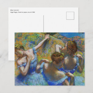 Carte Postale Edgar Degas - Danseurs Bleus