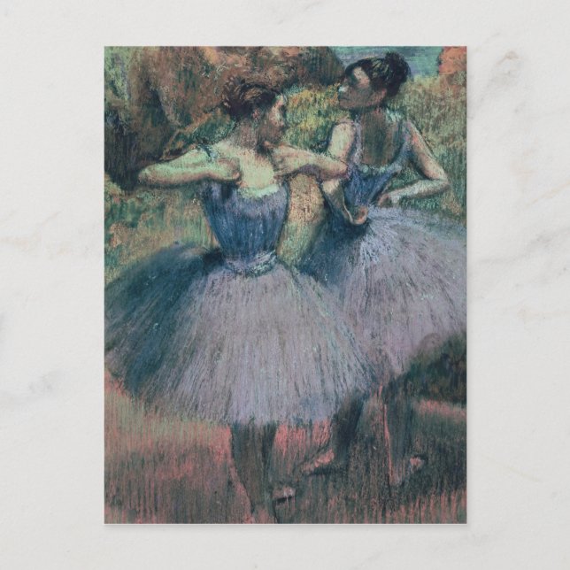 Carte Postale Edgar Degas | Danseurs en Violet (Devant)