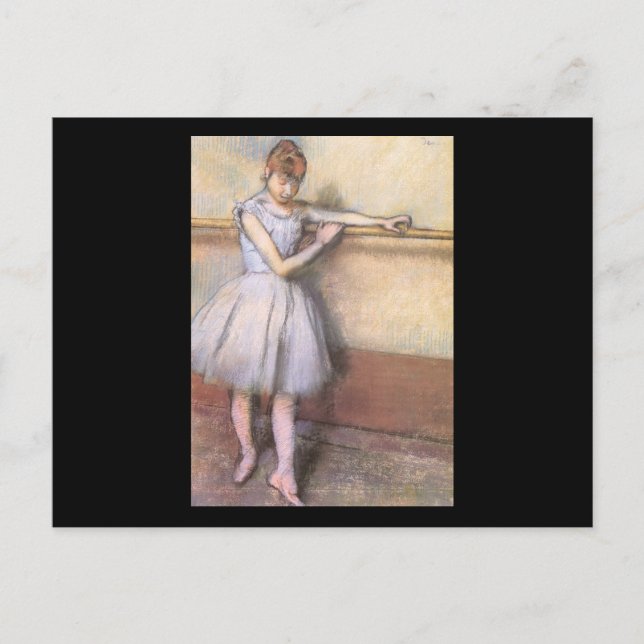 Carte Postale Edgar Degas Danseuse Au Bar (Devant)