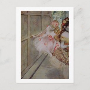Carte Postale Edgar Degas   Danseuse contre une scène plate, c.1