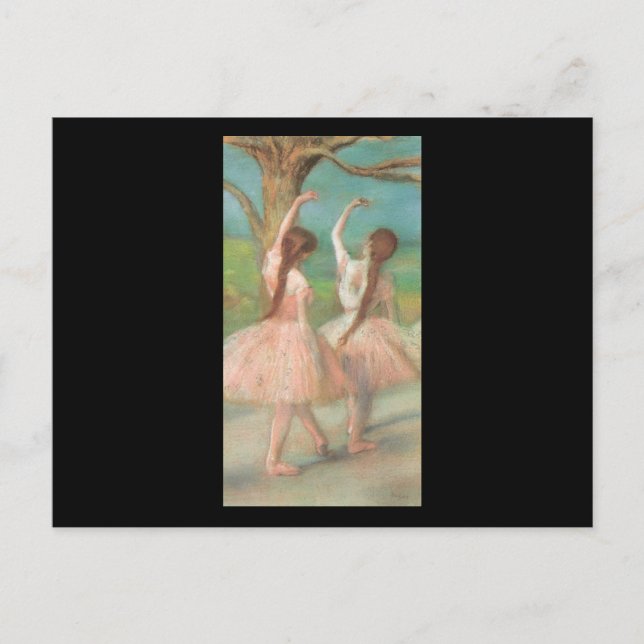 Carte Postale Edgar Degas Danseuse Rose (Devant)