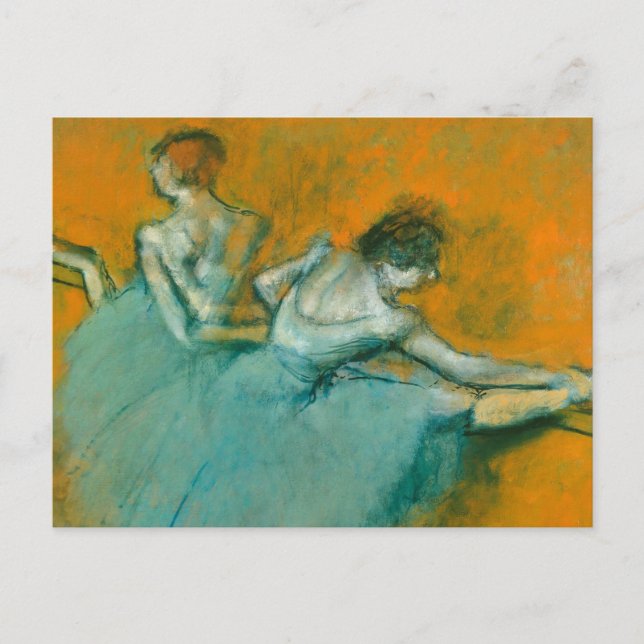 Carte Postale Edgar Degas Danseuses à la barre Impression : Art  (Devant)