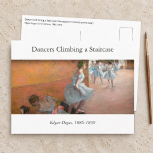 Carte Postale Edgar Degas - Danseuses montant un escalier