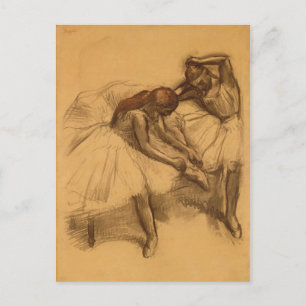 Carte Postale Edgar Degas   Deux danseurs