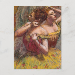 Carte Postale Edgar Degas Deux danseurs