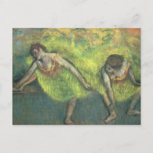 Carte Postale Edgar Degas Deux danseuses relaxantes