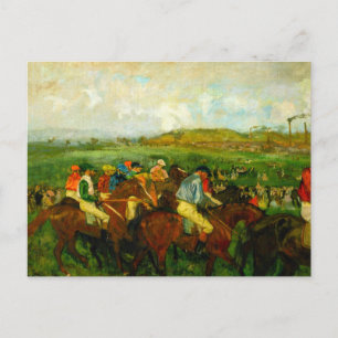 Carte Postale Edgar Degas Équitation