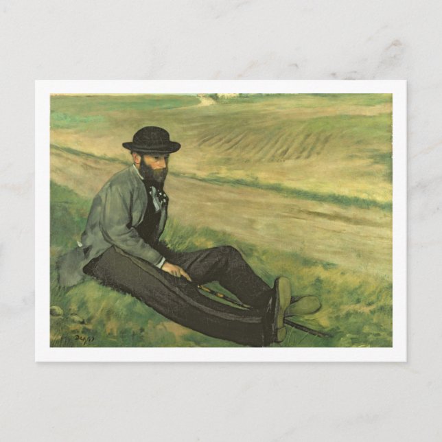 Carte Postale Edgar Degas | Eugene Manet (Devant)