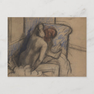 Carte Postale Edgar Degas   Femme Qui Sèche Ses Cheveux