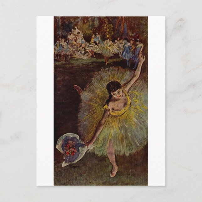 Carte Postale Edgar Degas - Fin de l'Arabesque 1877 (Devant)