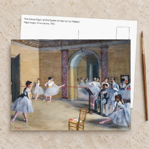 Carte Postale Edgar Degas - Foyer de danse, Opéra rue Le Peletie